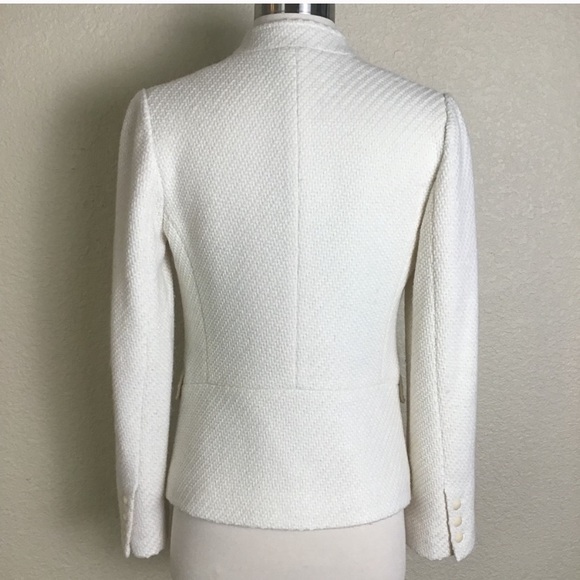 Vince Cream Woolblend Boucher Military Blazer Coat - Picture 3 of 13